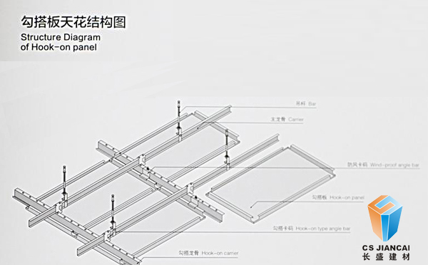 長盛建材勾搭鋁單板安裝節(jié)點(diǎn)圖5